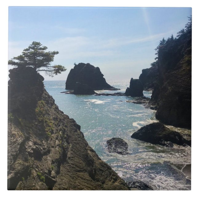 Azulejo Playa Secreta, Samuel H. Boardman, Oregon (Frente)