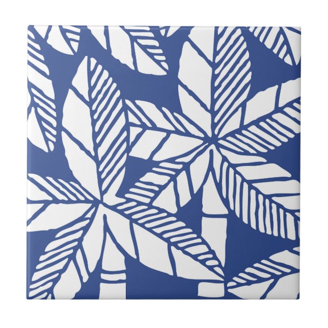 Azulejo Playa Tropical Palm Tree (Frente)