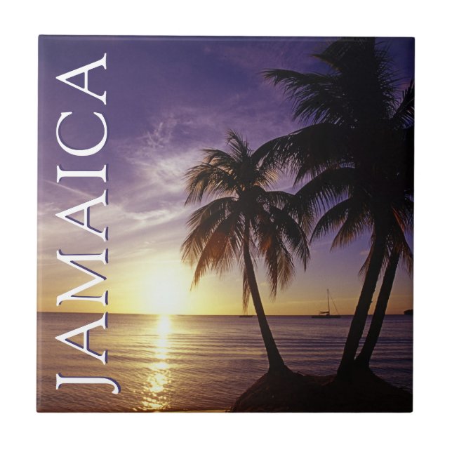 Azulejo Playas de Negril Jamaica (Frente)