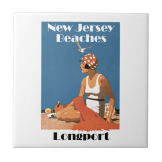 Azulejo Playas de Nueva Jersey ~ Longport