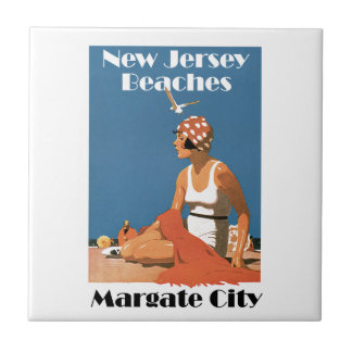 Azulejo Playas de Nueva Jersey ~ Margate City