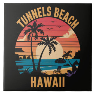 Azulejo Playas de Túneles Vacaciones Familiares Hawaii