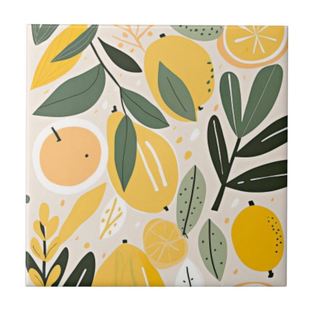 Azulejo Plaza de limón (Frente)