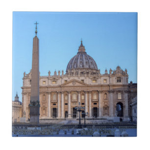 Azulejo Plaza de San Pedro en la Ciudad del Vaticano - Rom