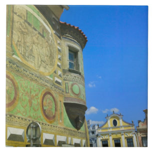 Azulejo Plaza del casco antiguo rodeada de siglo XVI