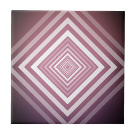 Azulejo Plazas modernas de degradado rosa y blanco