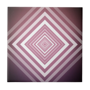 Azulejo Plazas modernas de degradado rosa y blanco