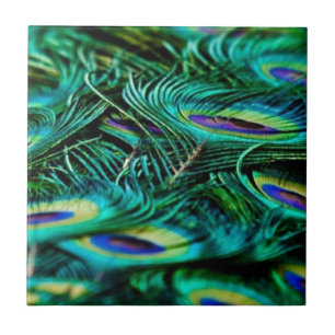 Azulejo Plumas del pavo real