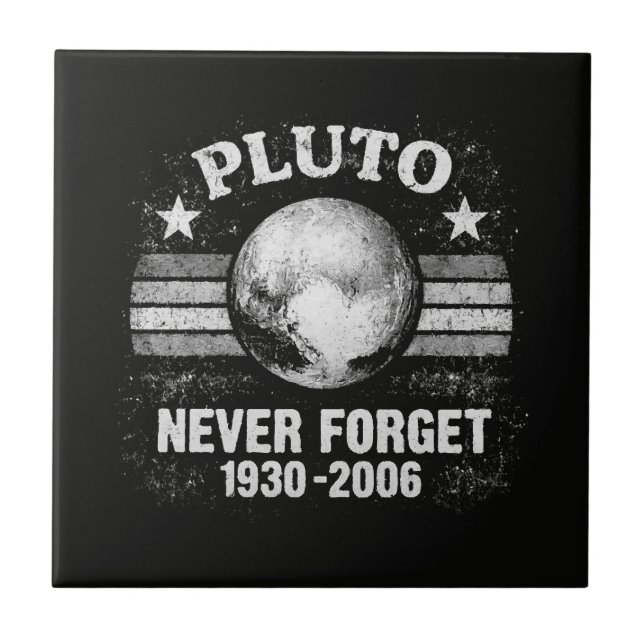 Azulejo Plutón Nunca Olvides (Frente)