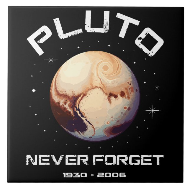 Azulejo Plutón Nunca Olvides (Frente)