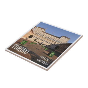 Azulejo PMT010 TURIN, Piazza Castello, Italia,