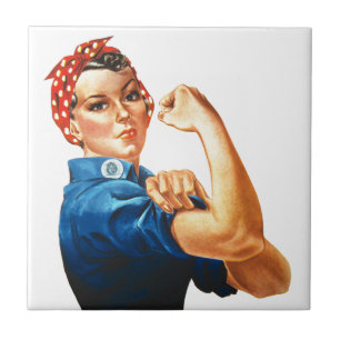 Azulejo Podemos lograrlo, Rosie the Riveter Women Power