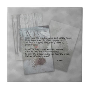 Azulejo Poesía de Robert Frost