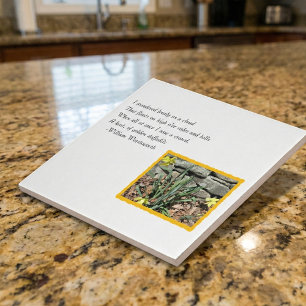 Azulejo Poesía del narciso de Wordsworth