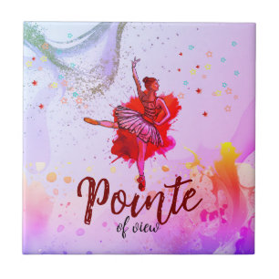 Azulejo Pointe of View   Ballet para Niñas