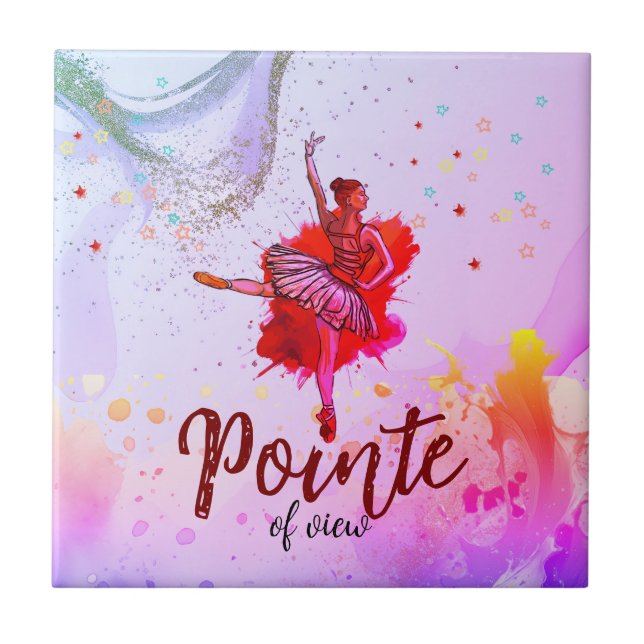 Azulejo Pointe of View | Ballet para Niñas (Frente)
