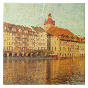 Azulejo Polaroids from Lucerne