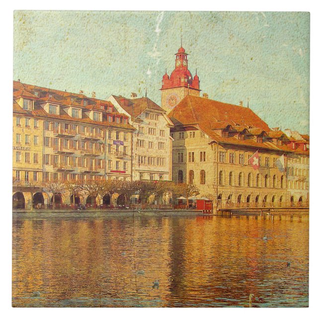 Azulejo Polaroids from Lucerne (Frente)