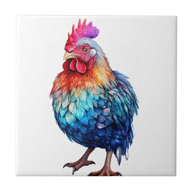 Azulejo Pollo de cristal (Frente)