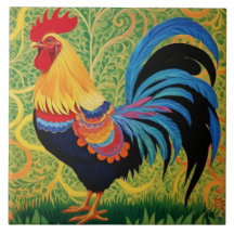 Pollo de gallo rubio