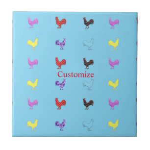 Azulejo Pollo Hens Thunder_Cove