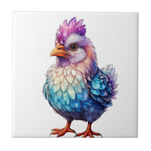 Azulejo Pollo Pequeño Parlanchín