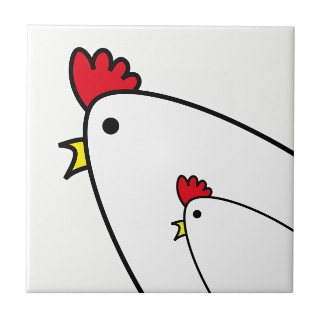 Azulejo Pollos (Frente)
