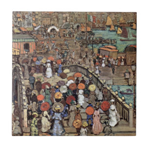 Azulejo Ponte Della Paglia, Venecia de Maurice Prendergast