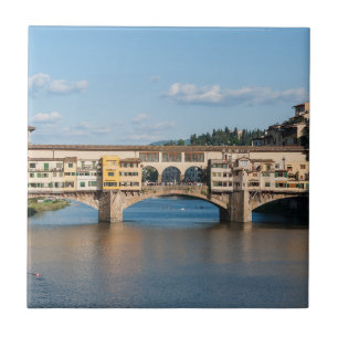 Azulejo Ponte Vecchio puente viejo - Florencia, Italia