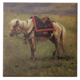 Azulejo Pony Himalaya (Caballo pequeño) (Vasily Vereshchag