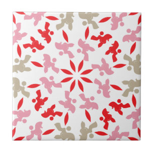 Azulejo Poodle Patternd