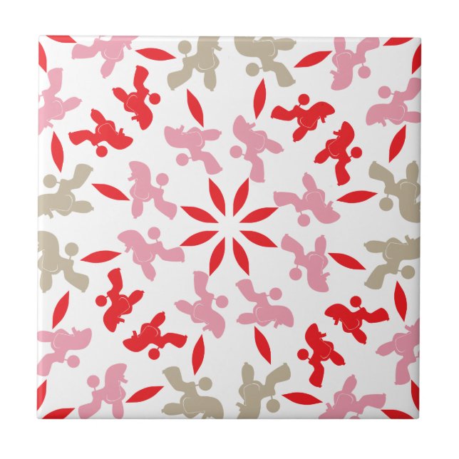 Azulejo Poodle Patternd (Frente)