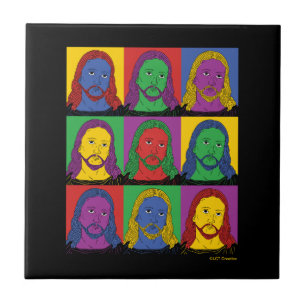 Azulejo Pop Art Jesus