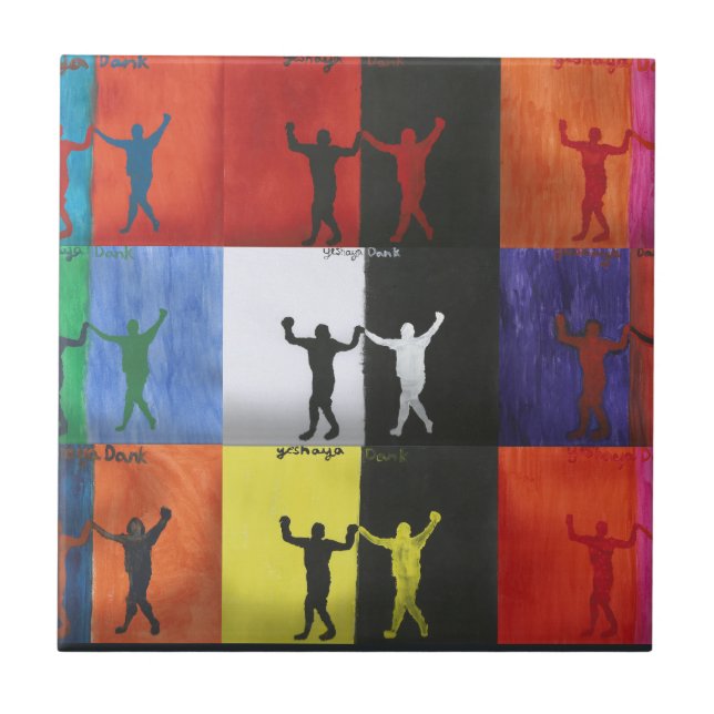 Azulejo Pop art no.1 by Yeshaya Dank -  (Frente)