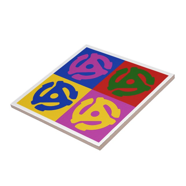 Azulejo Pop Art Vinyl Record 45 RPM Insert (Lado)