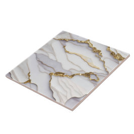 Azulejo Popular colección de oro blanco de mármol Agble