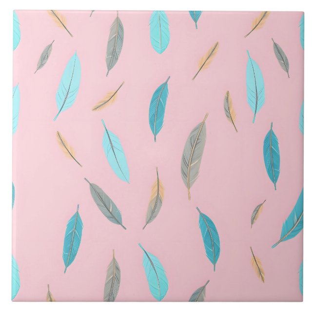 Azulejo Popular Feathers Luxury Boho Collection (Frente)
