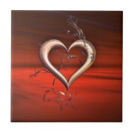 Azulejo Por el amor al rojo