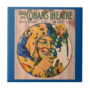 Azulejo Portada del teatro de Cohan en los años 20