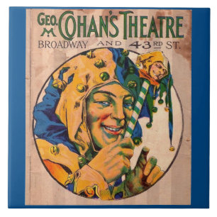 Azulejo Portada del teatro de Cohan en los años 20
