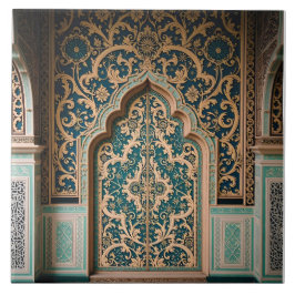 Azulejo Portal al Jardín Dorado
