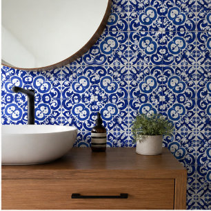 Azulejo Porto Royale Blue Baroque Elegant Mediterranean