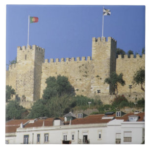 Azulejo Portugal, Lisboa. Castelo de Sao Jorge.