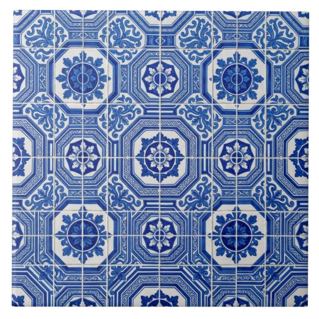 Azulejo portugués tradicional (Frente)