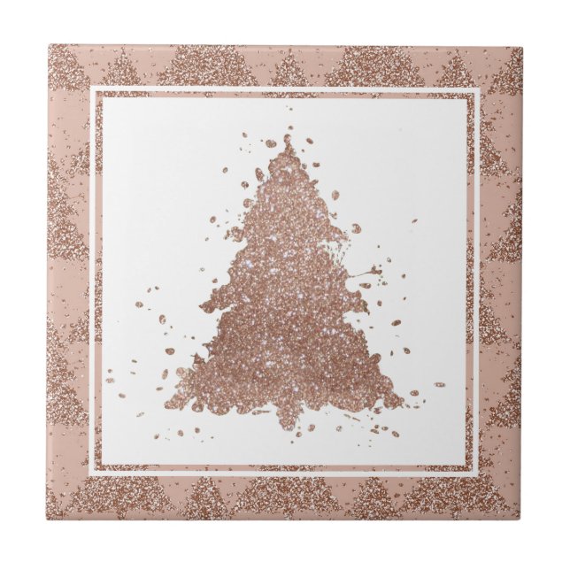 Azulejo Posah Christmas Tree | Glam Rosa Gold Luxurious (Frente)