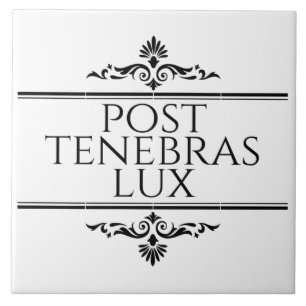 Azulejo Post Tenebras Lux