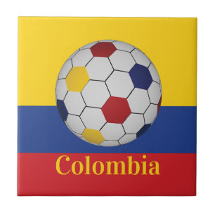 Azulejo Póster de fútbol de Colombia
