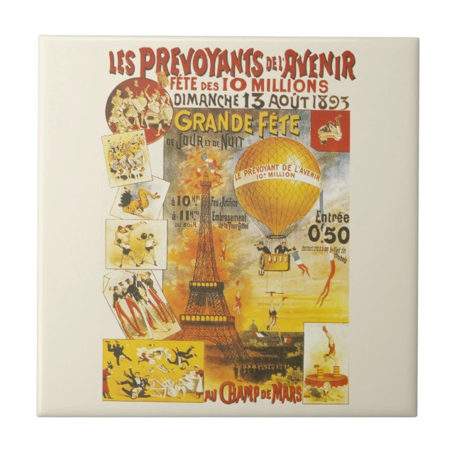 Azulejo Poster de la Feria Antigua Grand Fete (Frente)