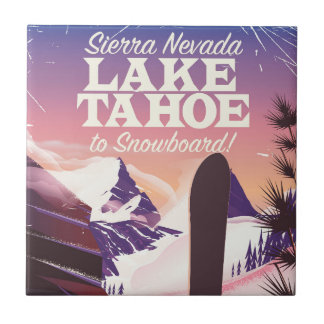 Azulejo Poster de snowboard de los Estados Unidos