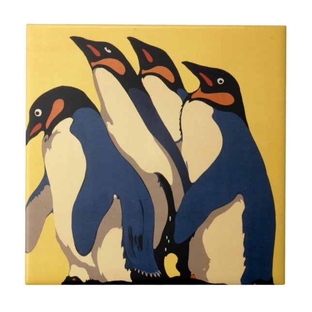 Azulejo Poster De Transporte En Metro Al Zoológico De Lond (Frente)